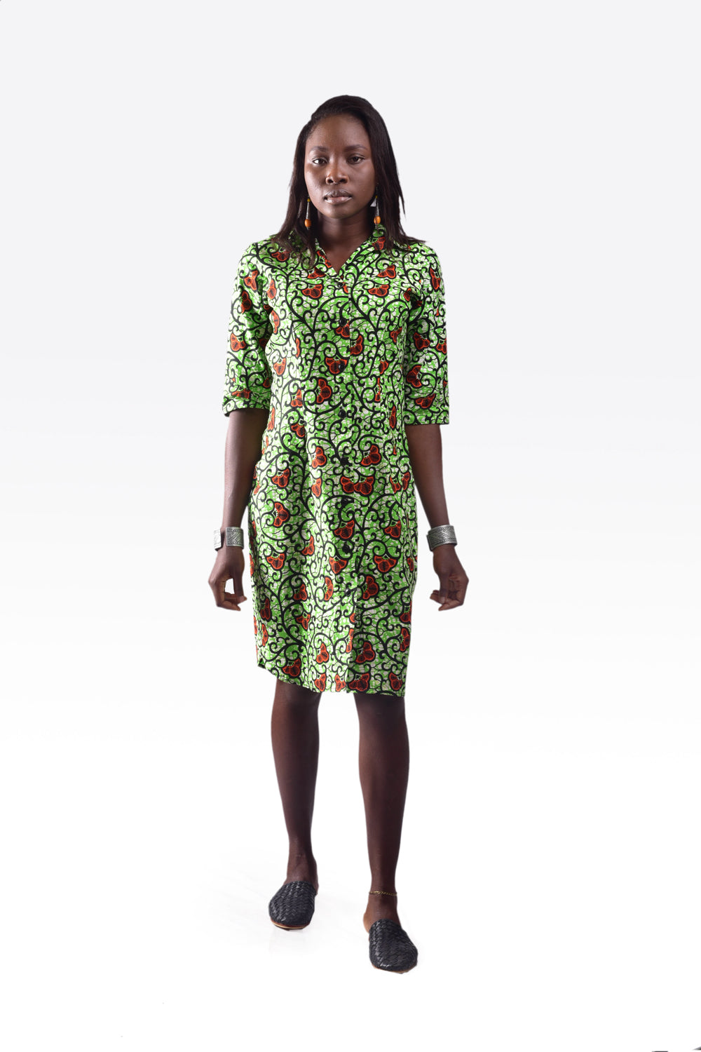 ANKARA SHIRT DRESS