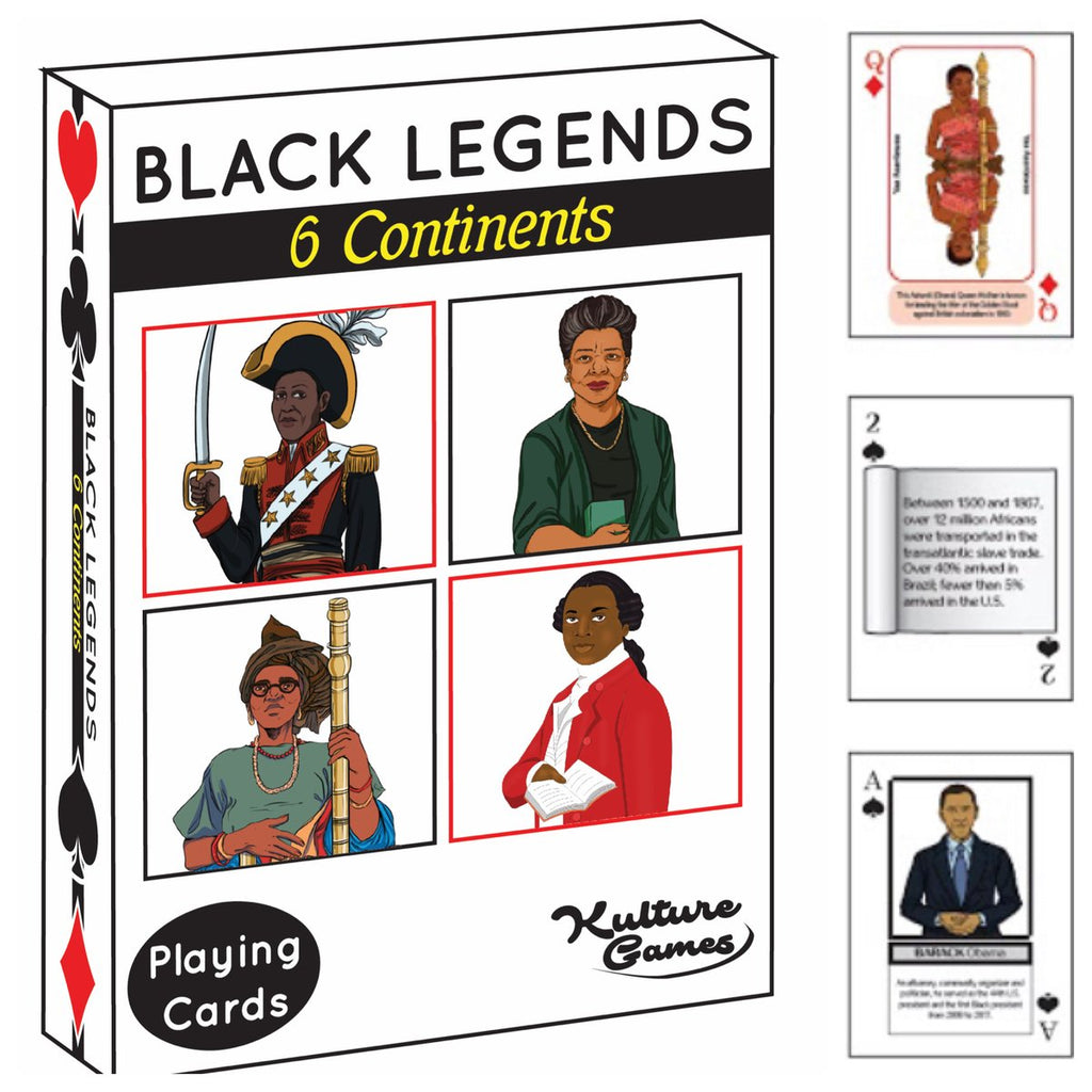 BLACK LEGEND PLAYING CARD