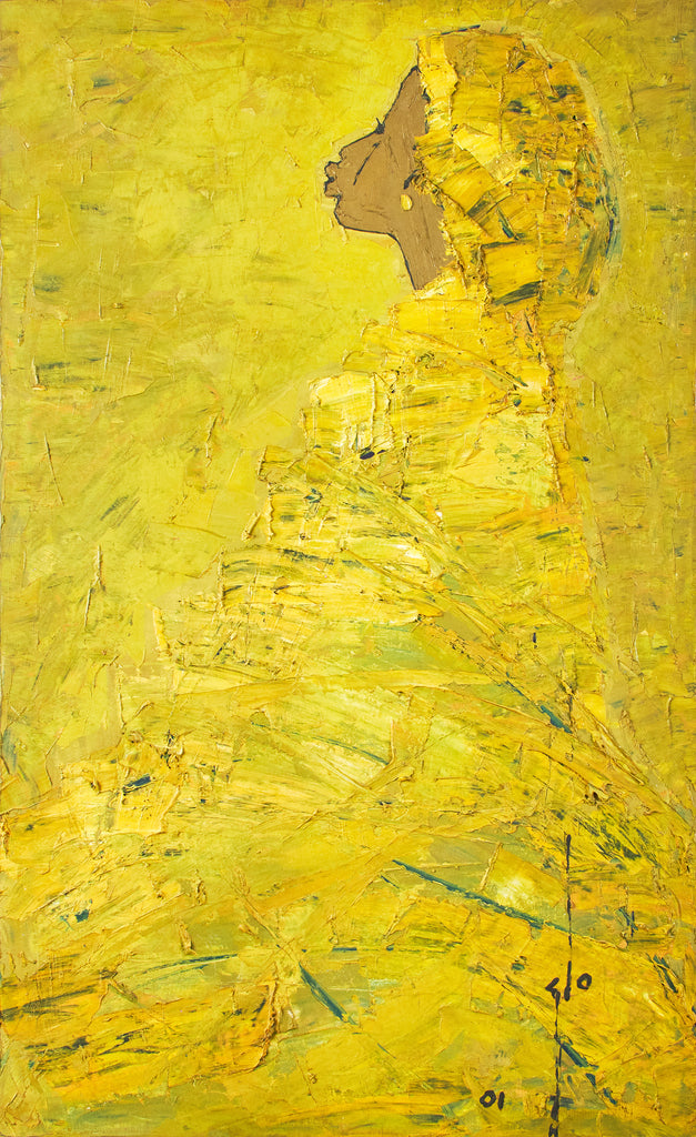 IN THE GREEN '01 (20''X30'') PAINTING BY ABLADE GLOVER