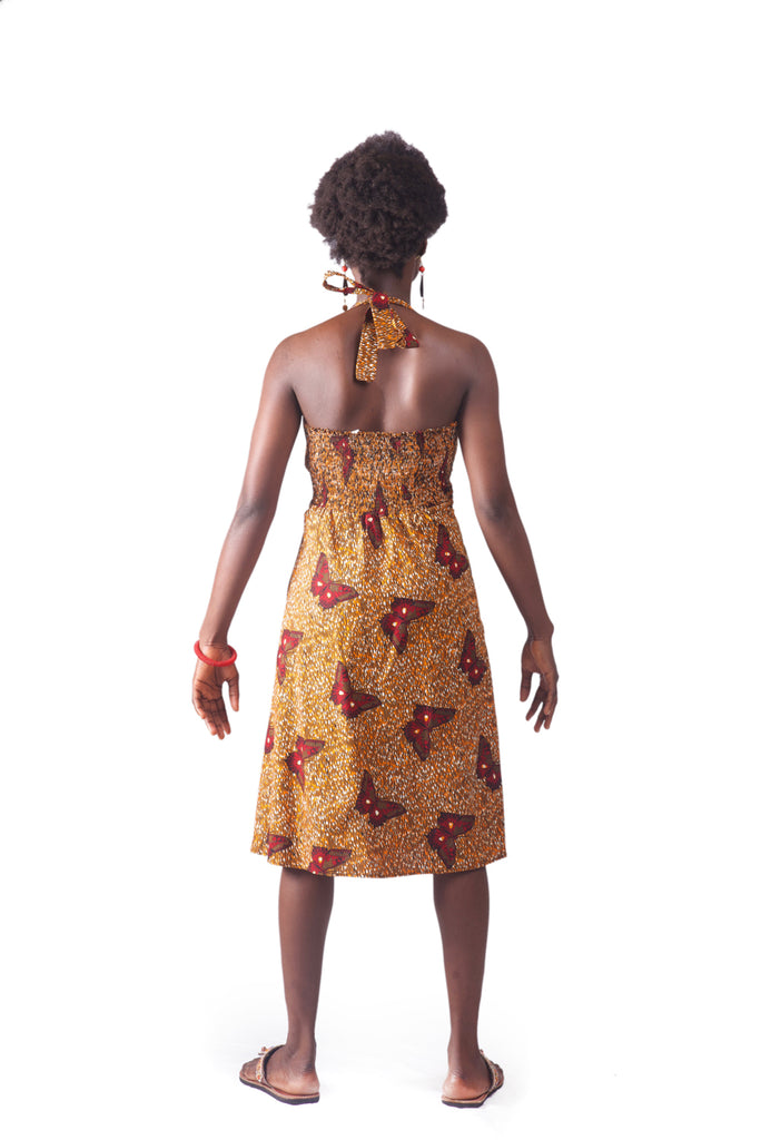 ANKARA HALTER NECK DRESS Quintessence - Main Image