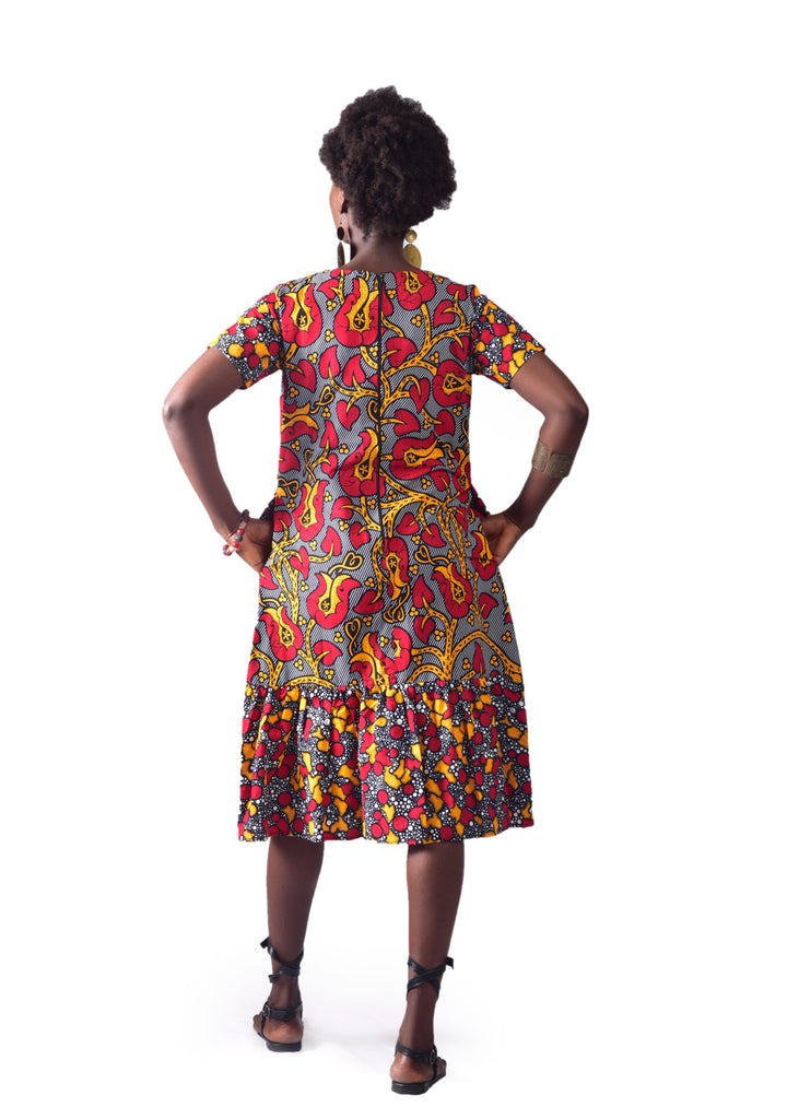 ANKARA A-LINE DRESS ANKARA A-LINE DRESS