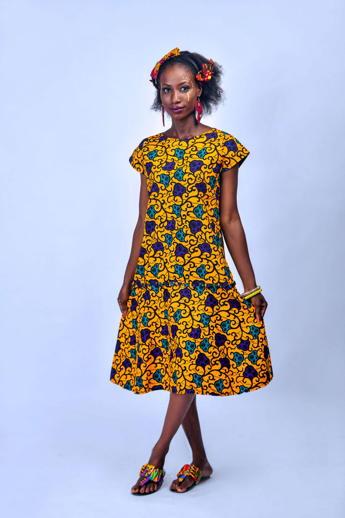 16 Beautiful Ankara Long Gown Styles You Should Be Racing To The Tailor  With • Exquisite Magazine - Fashion, Beauty And Lifestyle