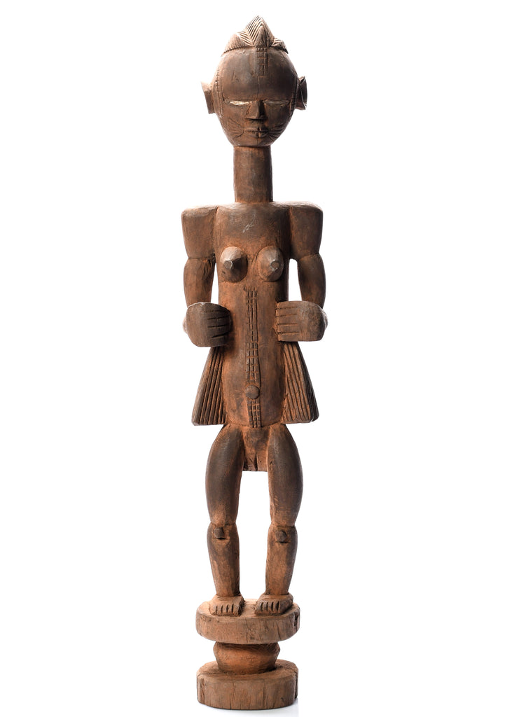 OLD WOODEN IHAMBE STATUE FROM TIV