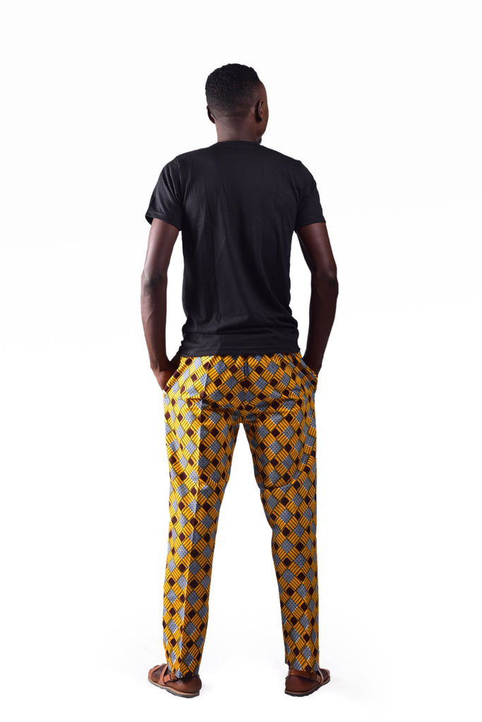 Buy Ankara Mens Pants African Mens Pants Colorful Online in India  Etsy