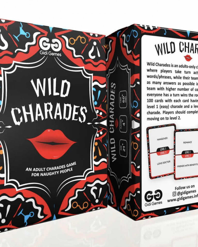 WILD CHARADES CARD GAME FROM TESTUDO